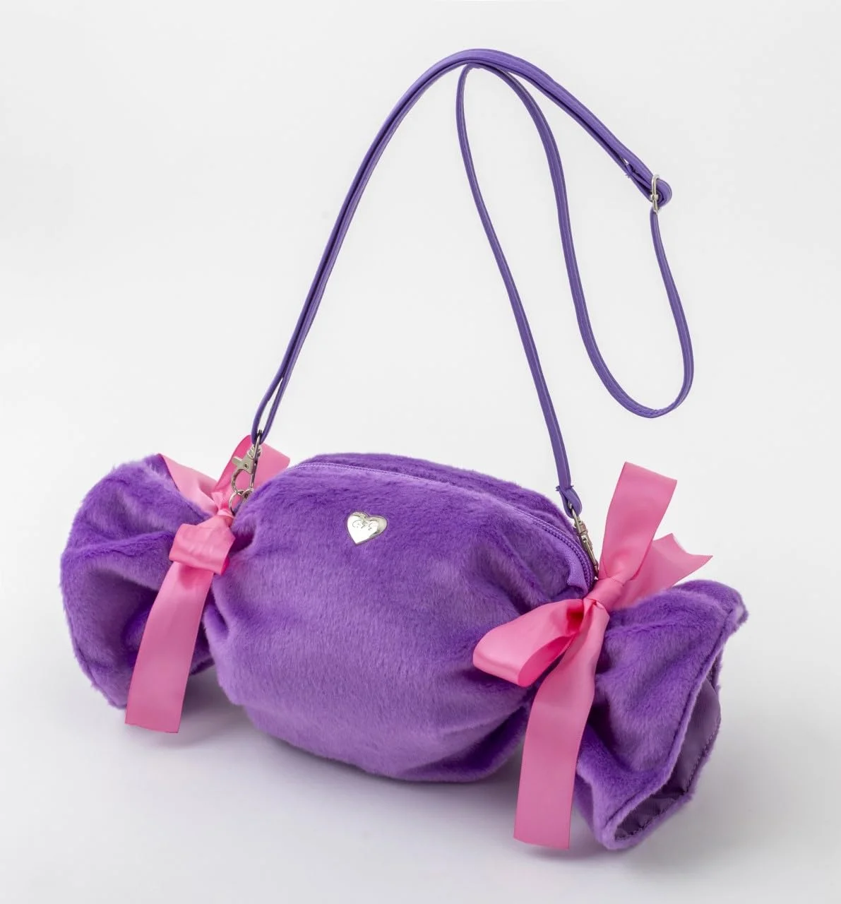 しなこキャンディ ファーポーチBOOK PURPLE