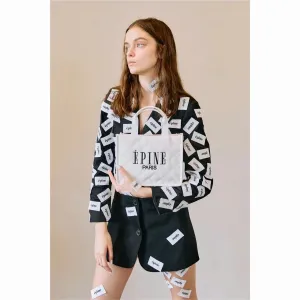 ÉPINE PARIS QUILTING BAG BOOK WHITE