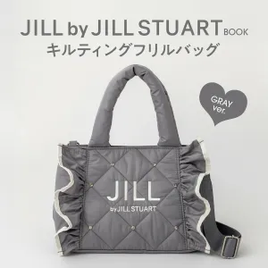 JILL by JILL STUART BOOK キルティングフリルバッグ GRAY ver.