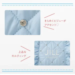 JILL by JILL STUART BOOK キルティングフリルバッグ BLUE ver. - サムネイル画像2