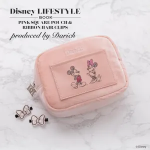 Disney LIFESTYLE BOOK ピンクポーチ&前髪クリップ by Darich